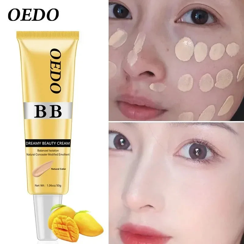 Dreamy Beauty Cream Makeup Natural Concealer BB Cream Face Care Modified Emollient Easy to Wear Sun Block Whitening Cream 30g - Vivid Mart