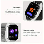 Smart watch for android phone.1.44 inch color screen full touch bluetooth call smart watch magnetic charging - Vivid Mart