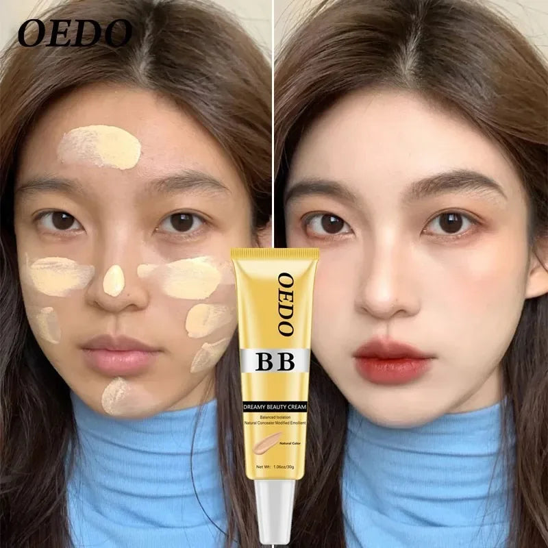 Dreamy Beauty Cream Makeup Natural Concealer BB Cream Face Care Modified Emollient Easy to Wear Sun Block Whitening Cream 30g - Vivid Mart