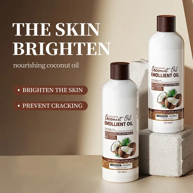 Natural Nourishing Body Oil Deep Moisturizing Brightening Hair Refreshing Body Face Smooth Firming Body Beauty Care 250ml - Vivid Mart