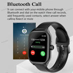 Smart Watch For Android IOS Watches 1.83inch HD Display Bluetooth Call Message Alert Music Sports Mode Smartwatch Men Women Gift - Vivid Mart