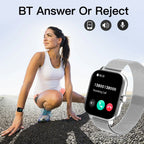 Smart Watch, Wireless Call/Dial, Multi-Sport Mode, Multiple APP Reminders, Suitable for Men and Women, Compatible with IPhone/An - Vivid Mart