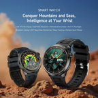 Smart Watch, Full Touch Screen, Activity Tracker with Call & Message Functions, Pedometer, Multiple Sports Modes, Compatible - Vivid Mart