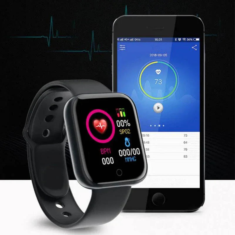 Smart Watch For Women Men Wristwatch Bluetooth Connected Phone Player Music Fitness Sport Bracelet Sleep Monitor Digital Watches - Vivid Mart