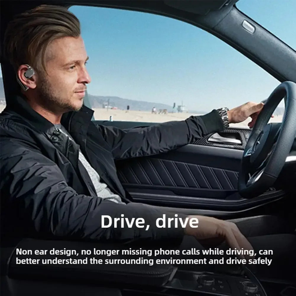 Earhooks Wireless Bluetooth 5.4 Headphones Gaming Sports Headset HiFi Stereo Noise Reduction Earbuds Earphone With Microphone - Vivid Mart