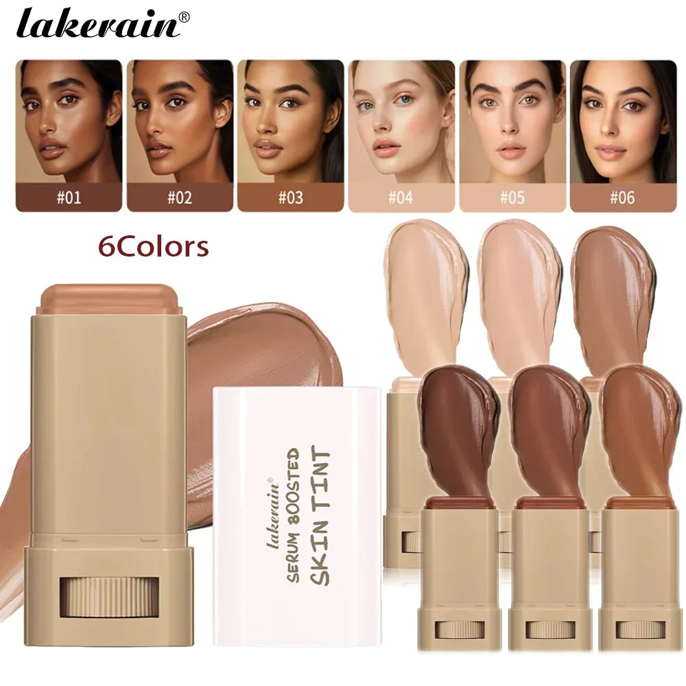 Beauty Balm Serum Boosted Skin Tint Foundation Stick Smooth Plumper Hight Coverage Travel Bronze Foundation Makeup - Vivid Mart