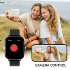 Smart Watch, Wireless Call/Dial, Multi-Sport Mode, Multiple APP Reminders, Suitable for Men and Women, Compatible with IPhone/An - Vivid Mart