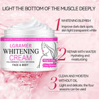 Whitening Face Cream Body Armpit Leg Knee Elbow Lighten Dark Spots Brighten Skin Tone Moisturizing Care Health Beauty Skin Care - Vivid Mart