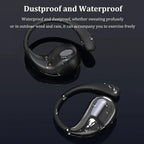 Bluetooth 5.4 Ear Hook Headphones TWS Wireless Earphones HiFi Stereo Waterproof Headsets LED Display Long Standby Touch Earbuds - Vivid Mart