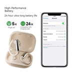 Ear Clip Earbuds Surround Sound Wireless Bluetooth 5.4 Headsets Noise Reduction Sports Gaming Headphones with HD Mic Earphones - Vivid Mart