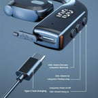 Earhooks Wireless Bluetooth 5.4 Headphones Gaming Sports Headset HiFi Stereo Noise Reduction Earbuds Earphone With Microphone - Vivid Mart