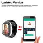 Smart Watch For Men Women Wristwatch Bluetooth Connect Phone Music Player Fitness Sport Bracelet Health Monitor Digital Watches - Vivid Mart