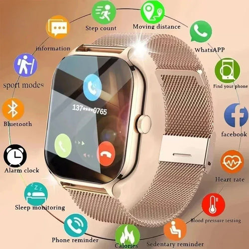 2025 Selling New Smart Watch for Men Women Newest Sport SmartWatch Faces Bluetooth Call Sports Fitness Phones Android iPhone - Vivid Mart