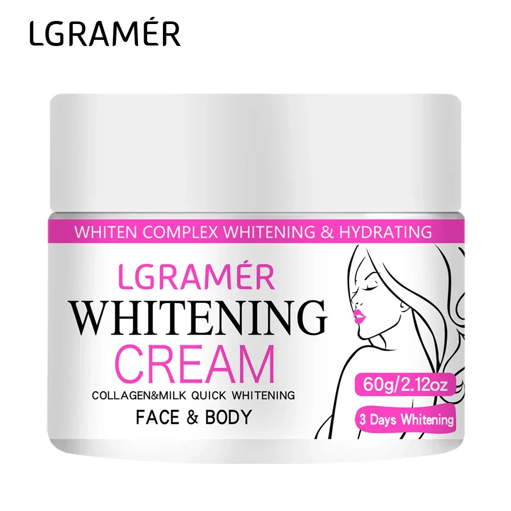 Whitening Face Cream Body Armpit Leg Knee Elbow Lighten Dark Spots Brighten Skin Tone Moisturizing Care Health Beauty Skin Care - Vivid Mart