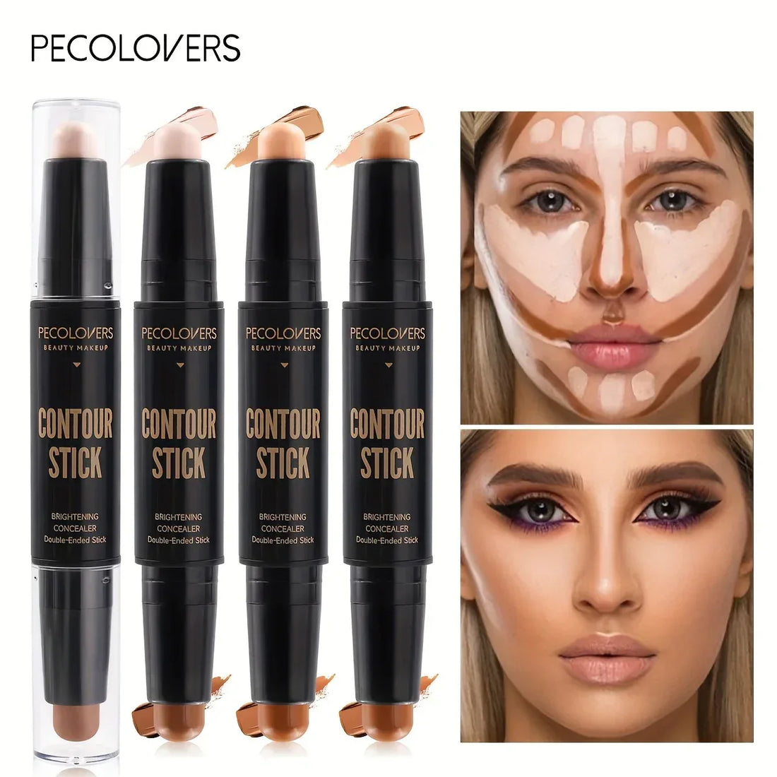 Face Concealer Contouring For Face Bronzer Beauty Contour Makeup Base Foundation Cream For Women's Cosmetics New - Vivid Mart