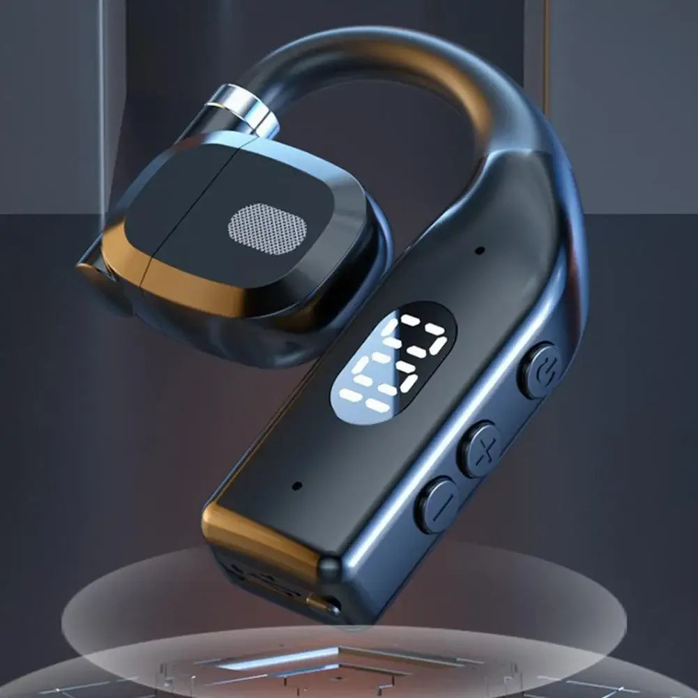 Earhooks Wireless Bluetooth 5.4 Headphones Gaming Sports Headset HiFi Stereo Noise Reduction Earbuds Earphone With Microphone - Vivid Mart