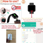 Smart Watch For Women Men Wristwatch Bluetooth Connected Phone Player Music Fitness Sport Bracelet Sleep Monitor Digital Watches - Vivid Mart